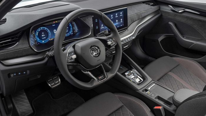 ÐÐ¾Ð²Ð°Ñ Skoda Octavia vRS 2020 salon